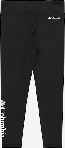 COLUMBIA Skinny Outdoorhose in Schwarz