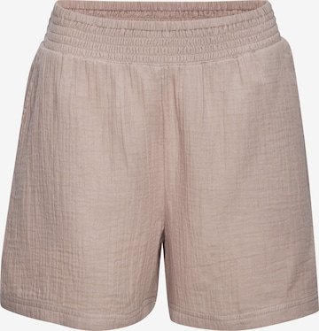 BEACH TIME Pyjamashorts in Grau: Vorderseite
