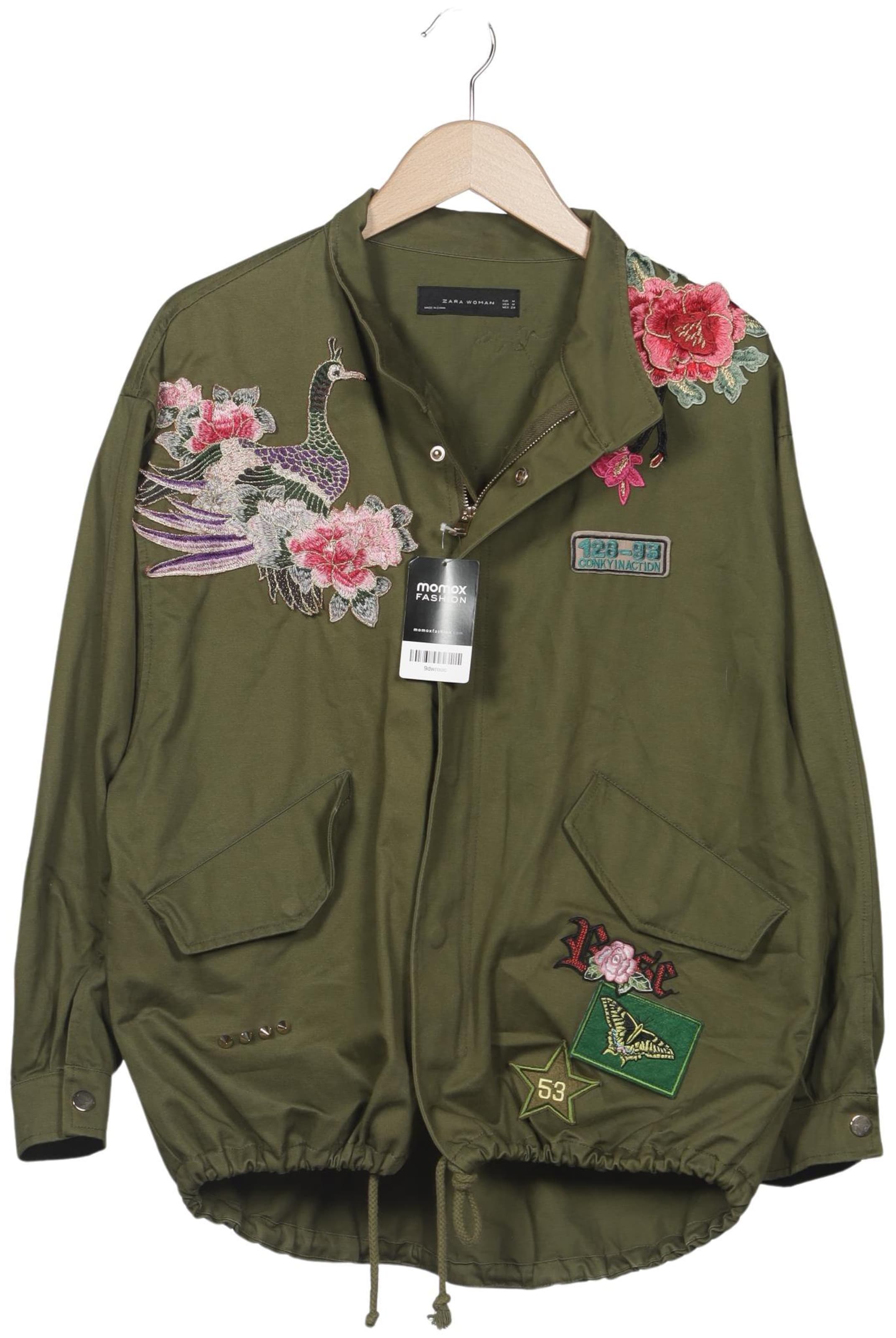 ZARA Jacke M in Grün: Vorderseite