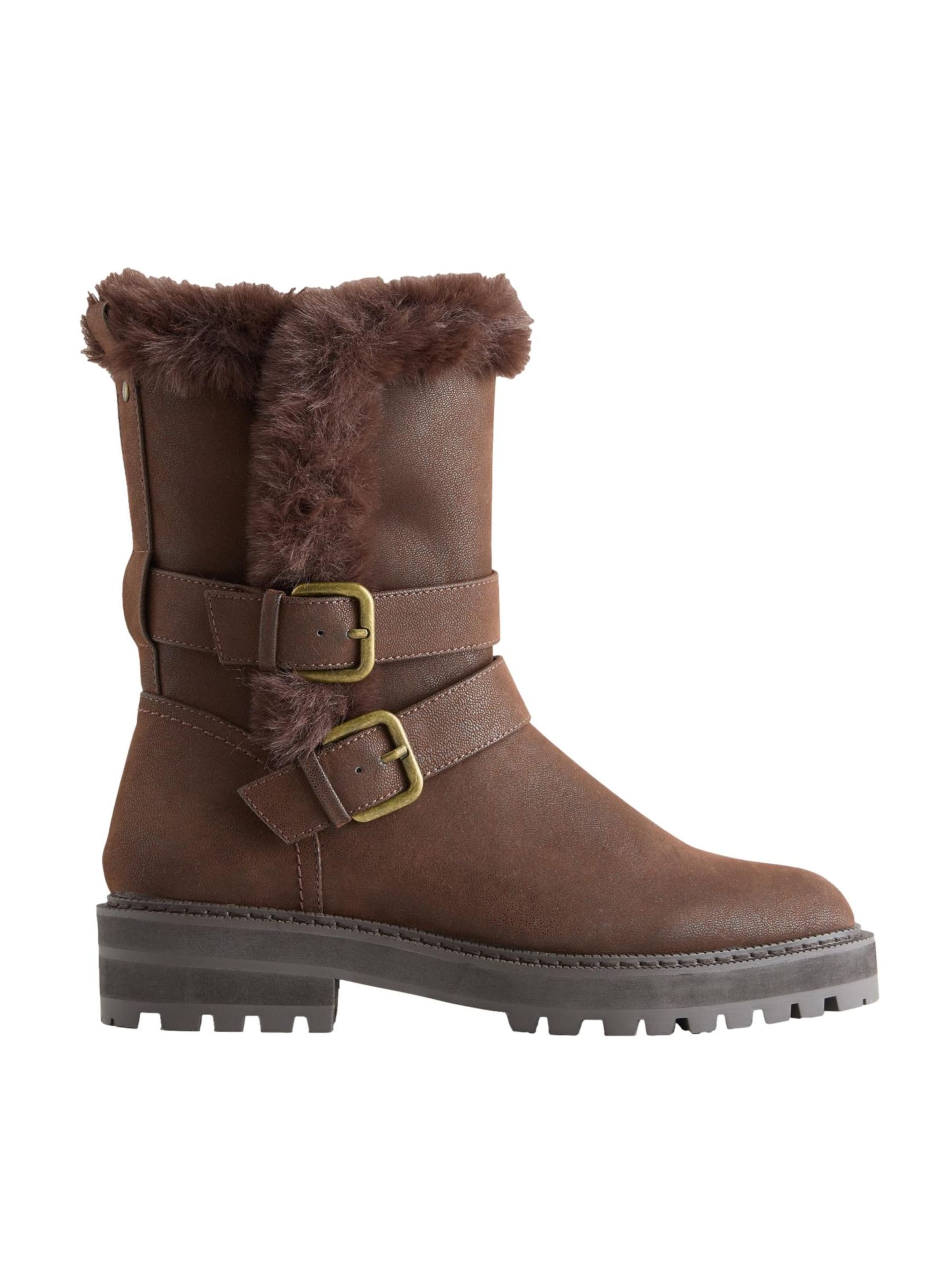 Next Enkellaarsjes 'Forever Comfort®' in Bruin