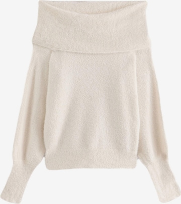 Pull-over Next en beige : devant
