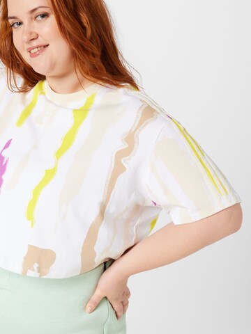 T-shirt 'Thebe Magugu Allover Print ' ADIDAS ORIGINALS en blanc