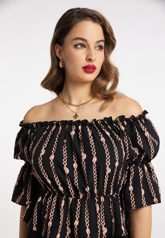 faina Bluse in Schwarz