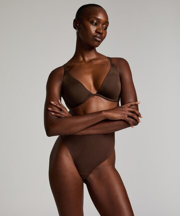 Hunkemöller Triangel BH in Braun: Vorderseite
