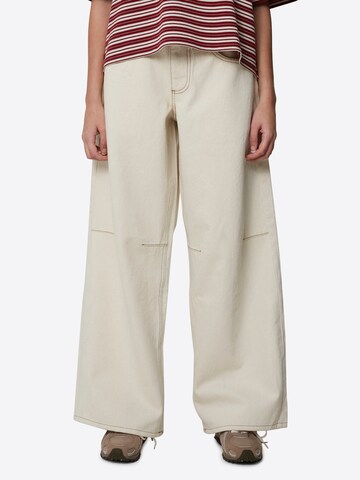 Good For Nothing Wide leg Jeans in Geel: voorkant