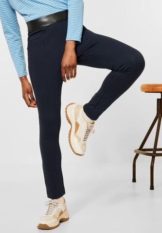 CECIL Skinny Pants in Blue: front
