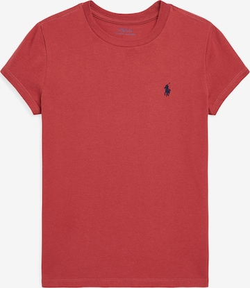 T-Shirt Polo Ralph Lauren en rouge : devant