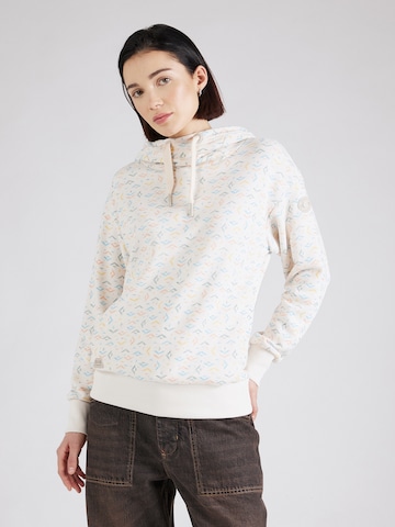 Ragwear Sweatshirt 'YODIS FUNKY' i beige: framsida