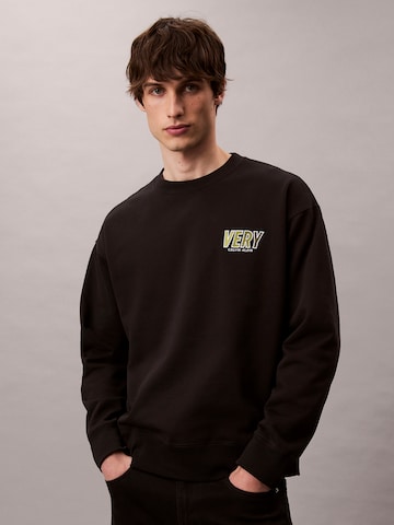Calvin Klein Jeans Sweatshirt i svart