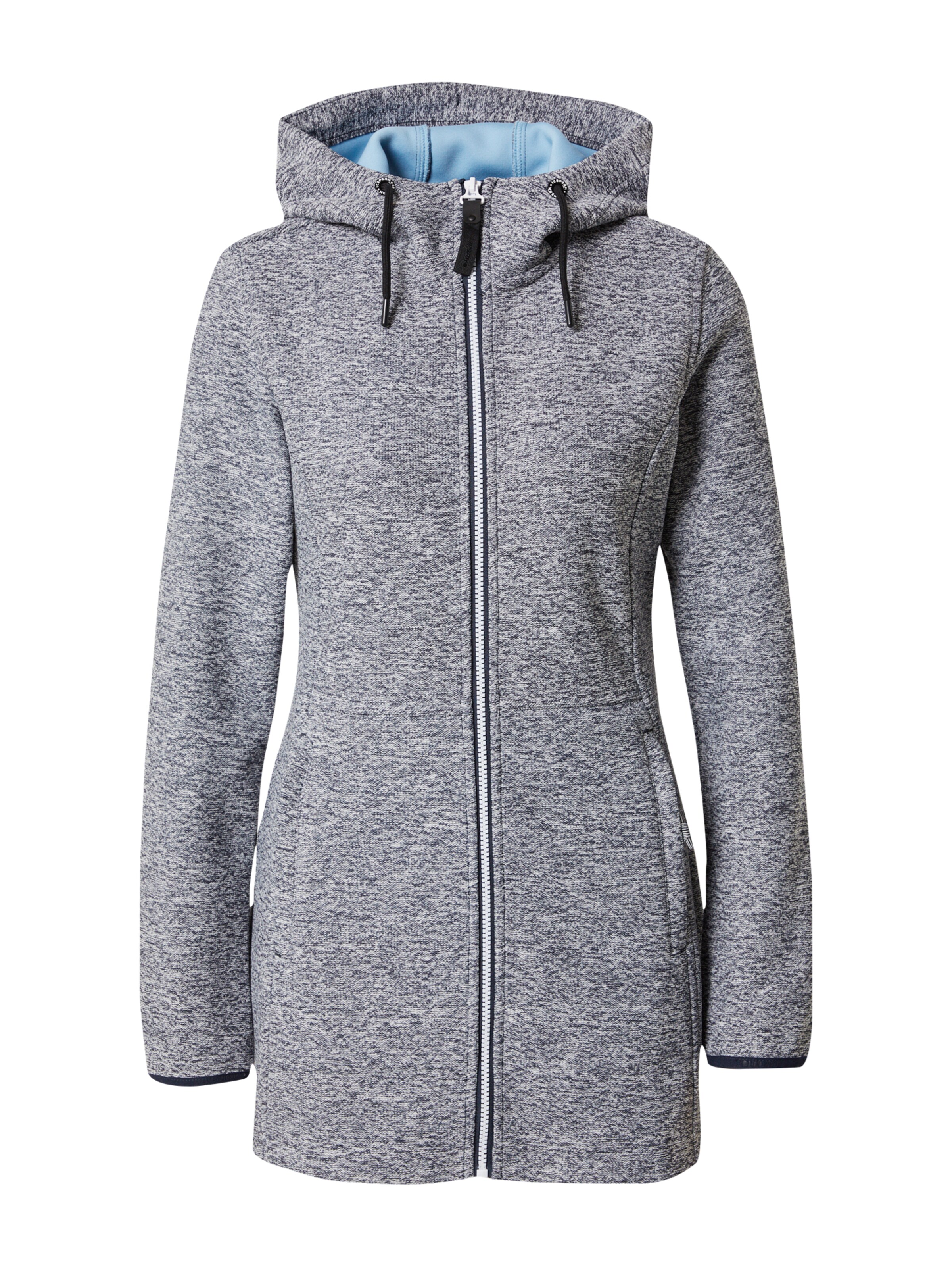 Nordberg Ada Fleece Vest Lang  Dames  Lichtblauw  Maat L  bolcom