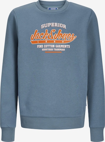 Sweat JACK & JONES MINI en bleu : devant