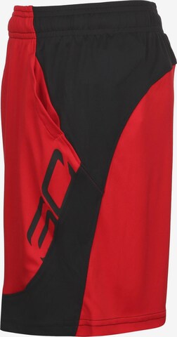 Regular Pantalon de sport 'SC30 Baseline' UNDER ARMOUR en rouge