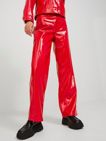 JJXX جينز واسع سراويل 'Kenya' بلون أحمر: الأمام