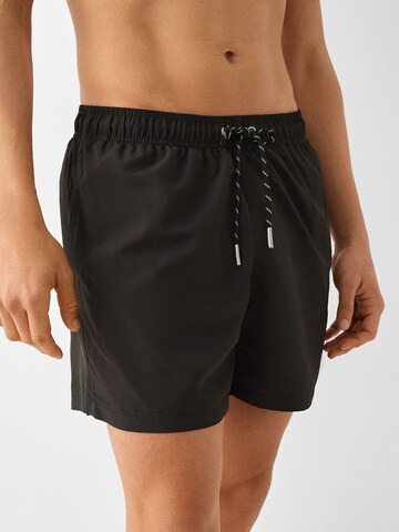 Bershka Board Shorts in Black