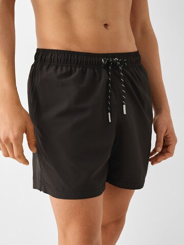 Bershka Zwemshorts in Zwart