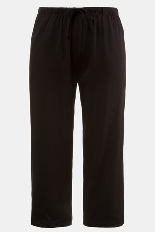 Ulla Popken Regular Pants in Black: front