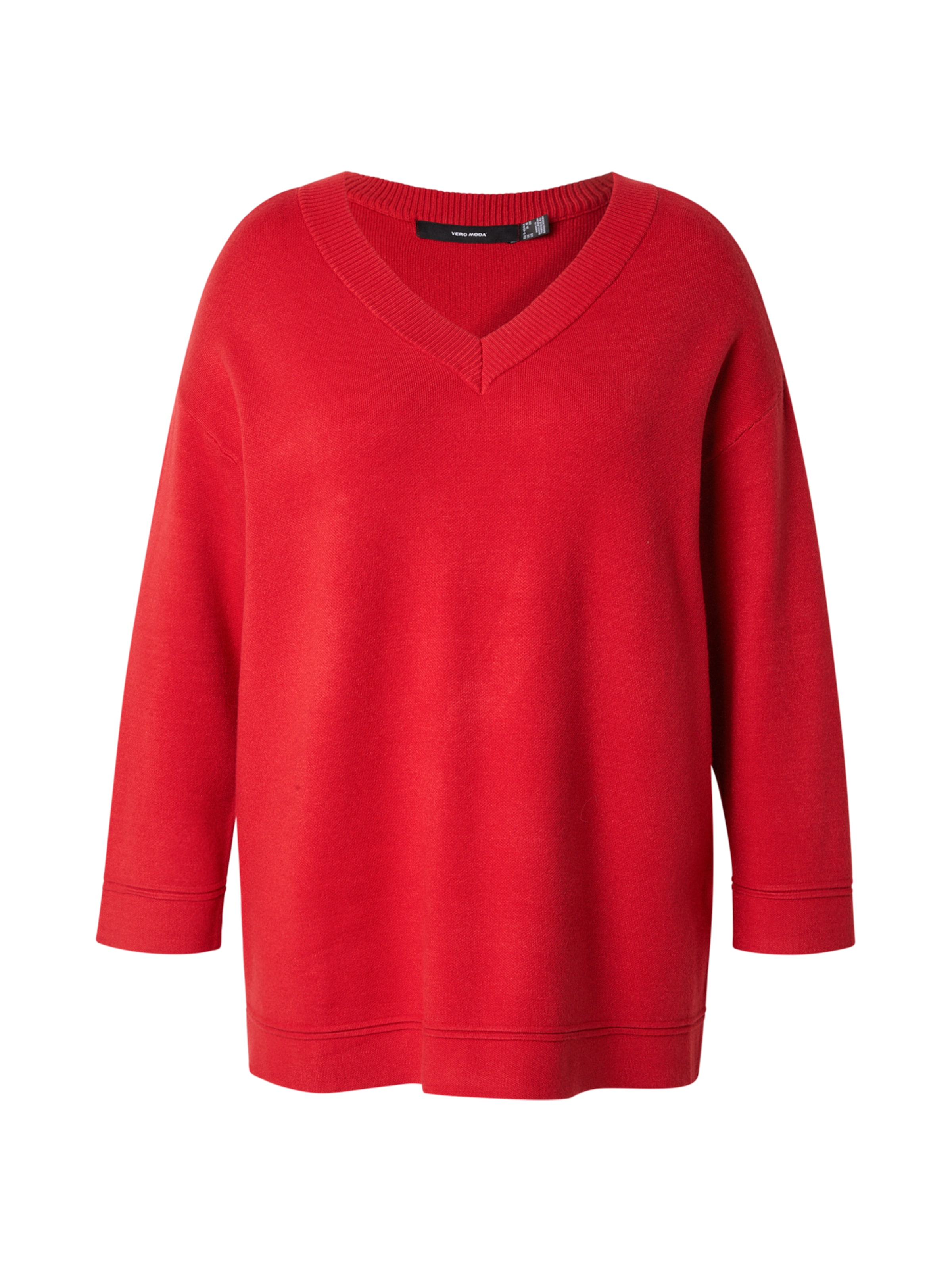 Pull-over 'VMGOLD' Vero Moda Curve en rouge : devant