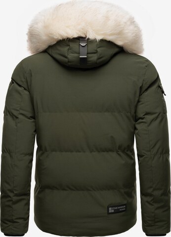 STONE HARBOUR - Chaqueta de invierno 'Halvaar' en verde