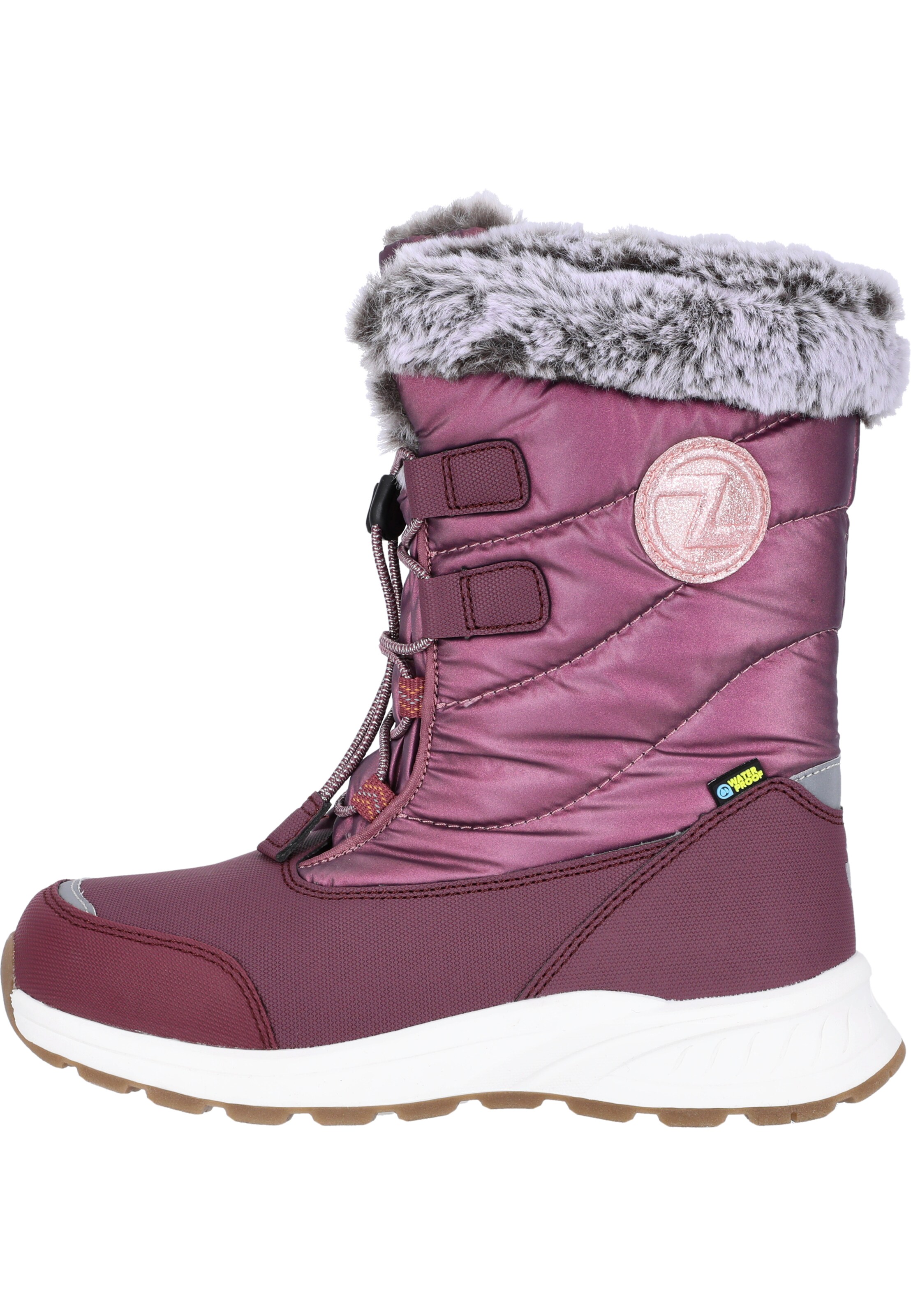 ZigZag Snow boots in Pink
