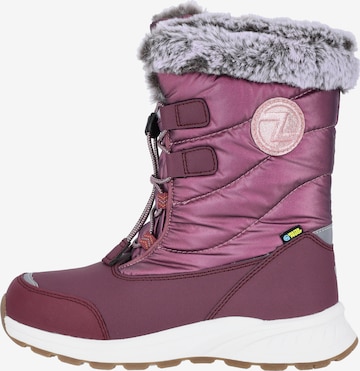 ZigZag Snow Boots in Pink