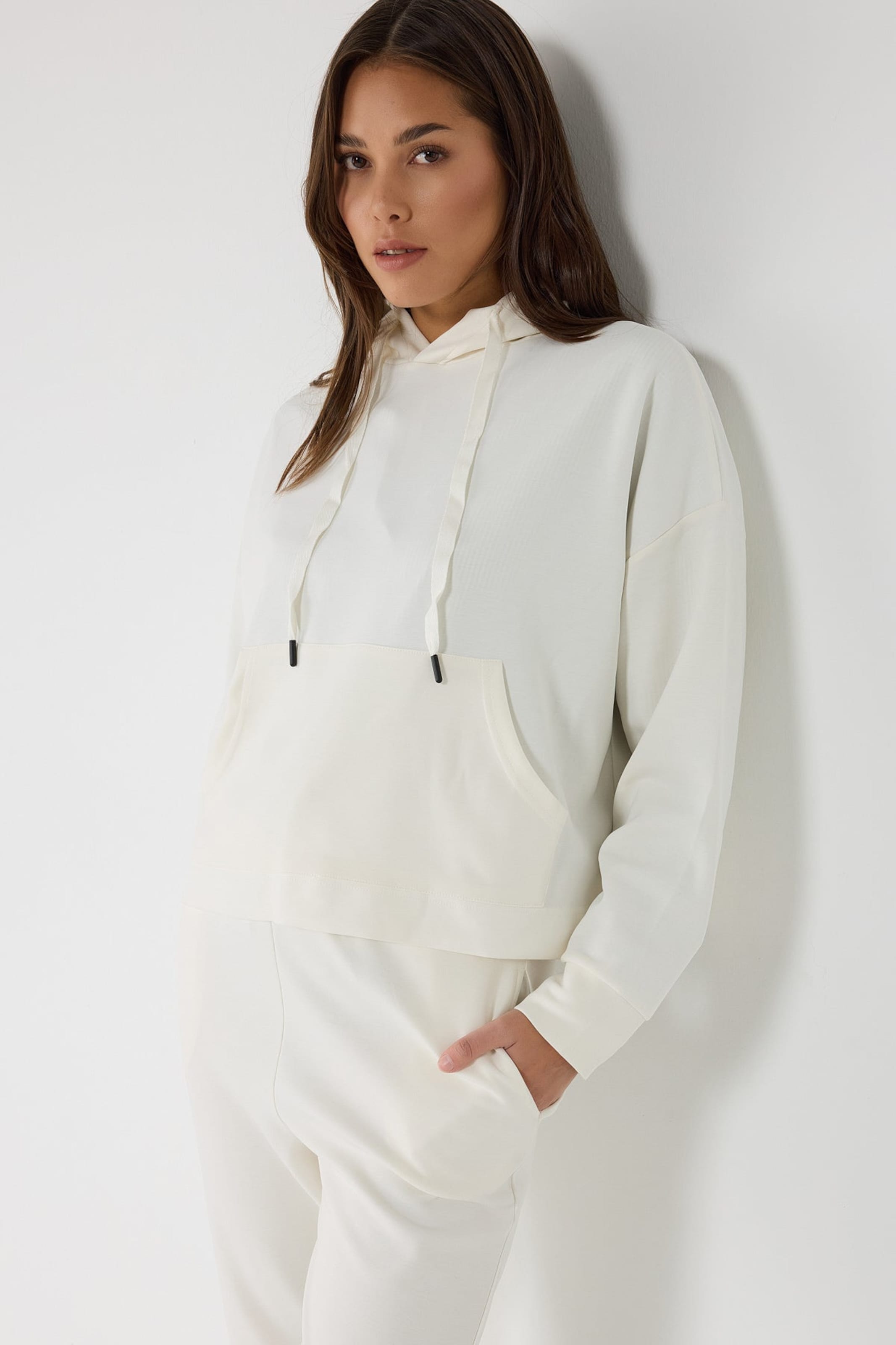 No Matter What Sweatshirt in Beige: front