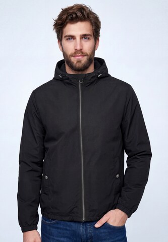 DreiMaster Maritim Tussenjas in Zwart: voorkant