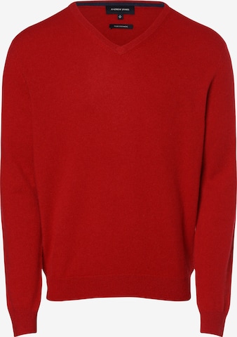 Pull-over Andrew James en rouge : devant