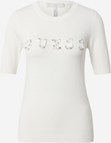 GUESS Pullover 'CHANTAL' in Beige: predná strana