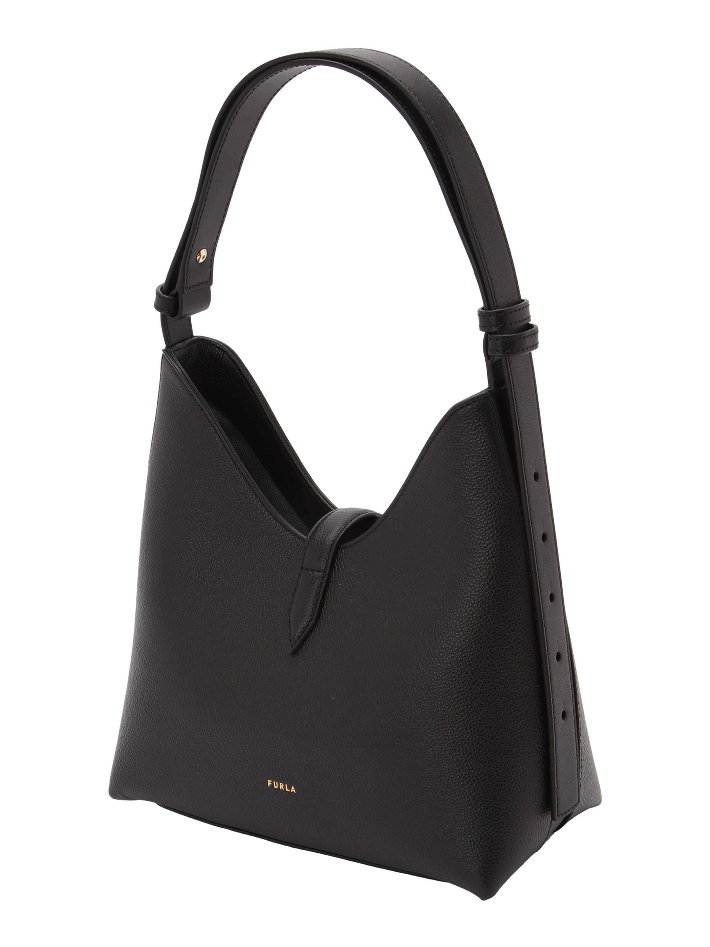 FURLA Kabelka na rameno 'Goccia' - Čierna