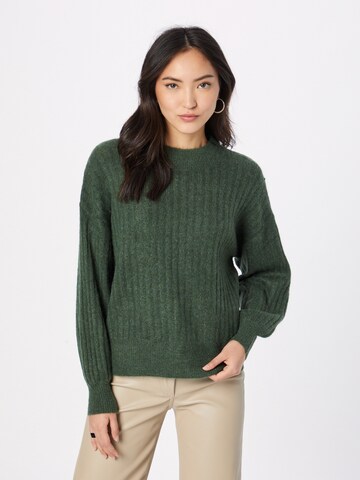 Pull-over 'KAMARA' ICHI en vert : devant