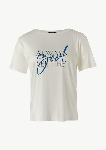 T-shirt COMMA en blanc