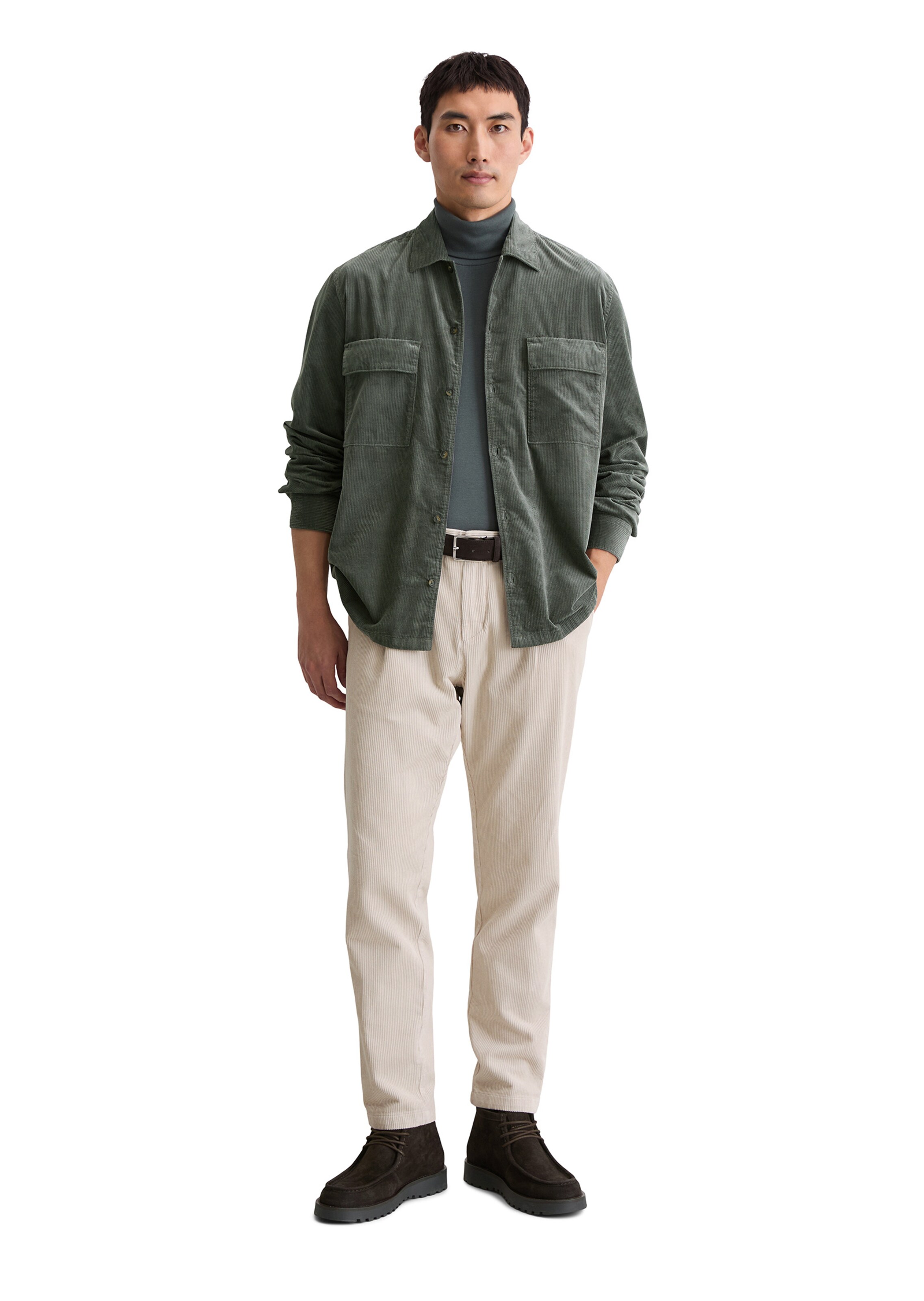 Marc O'Polo Regular fit Button Up Shirt in Green