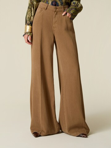 Baggy Pantaloni di oltre in marrone