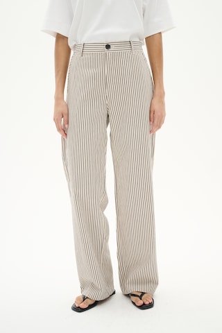 InWear Wide Leg Jeans in Beige: Vorderseite