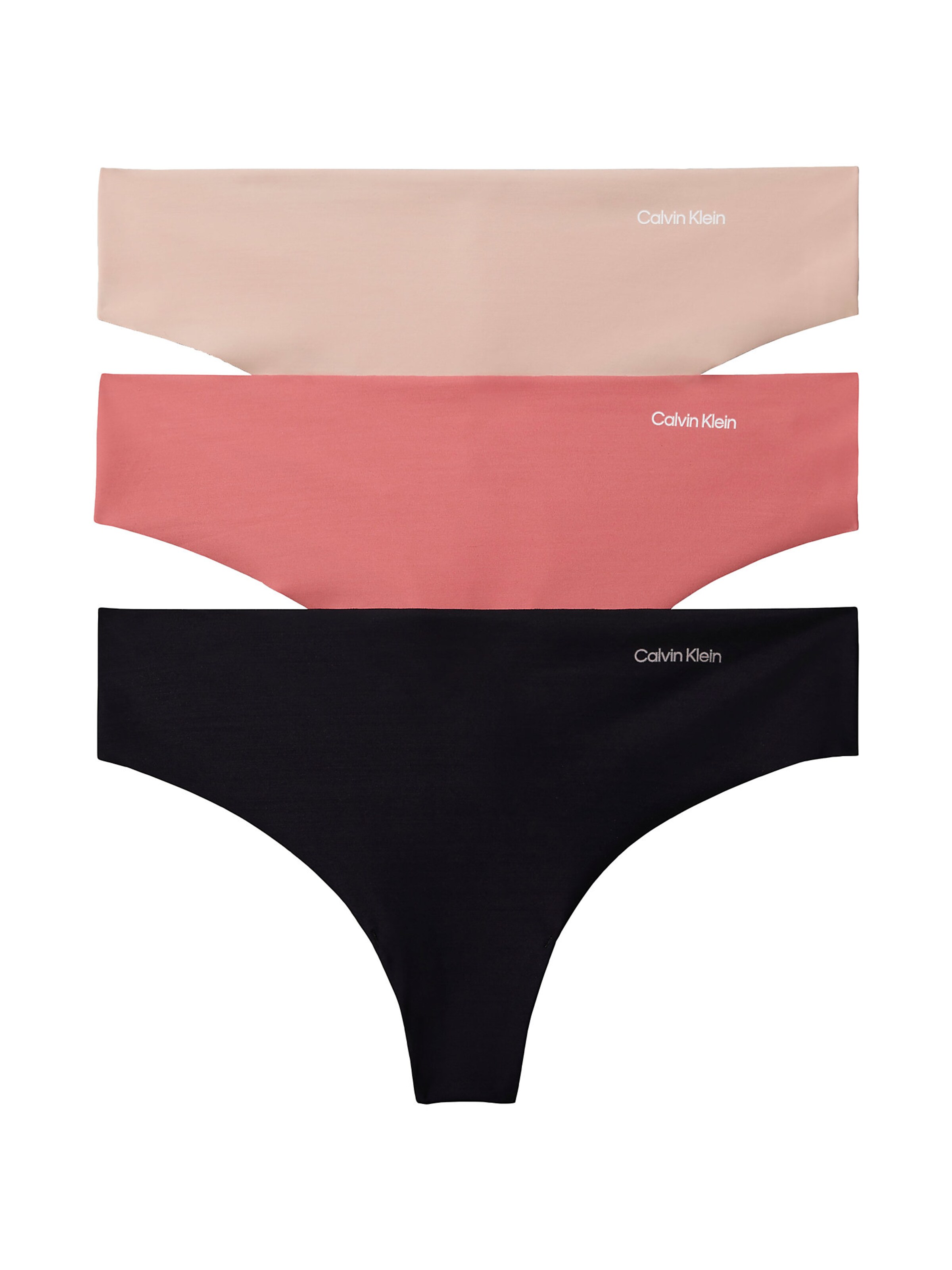 Calvin Klein Underwear String 'Invisibles' in Salmon / Pastel orange / Black, Item view