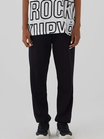 Rockupy Regular Workout Pants 'Ike' in Black: front