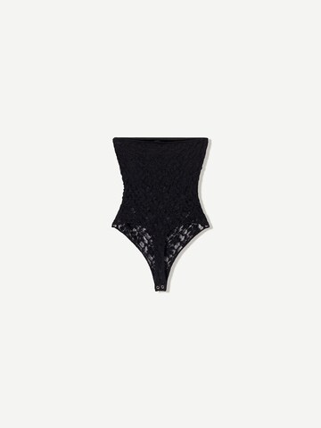 Bershka Shirt bodysuit in Black