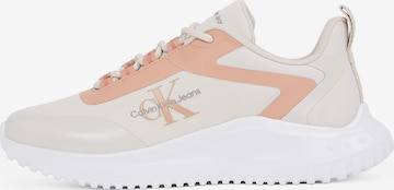 Calvin Klein Jeans - Zapatillas deportivas bajas en blanco: frente