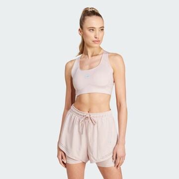 Bustier Soutien-gorge de sport 'TruePurpose Power Impact' ADIDAS BY STELLA MCCARTNEY en rose