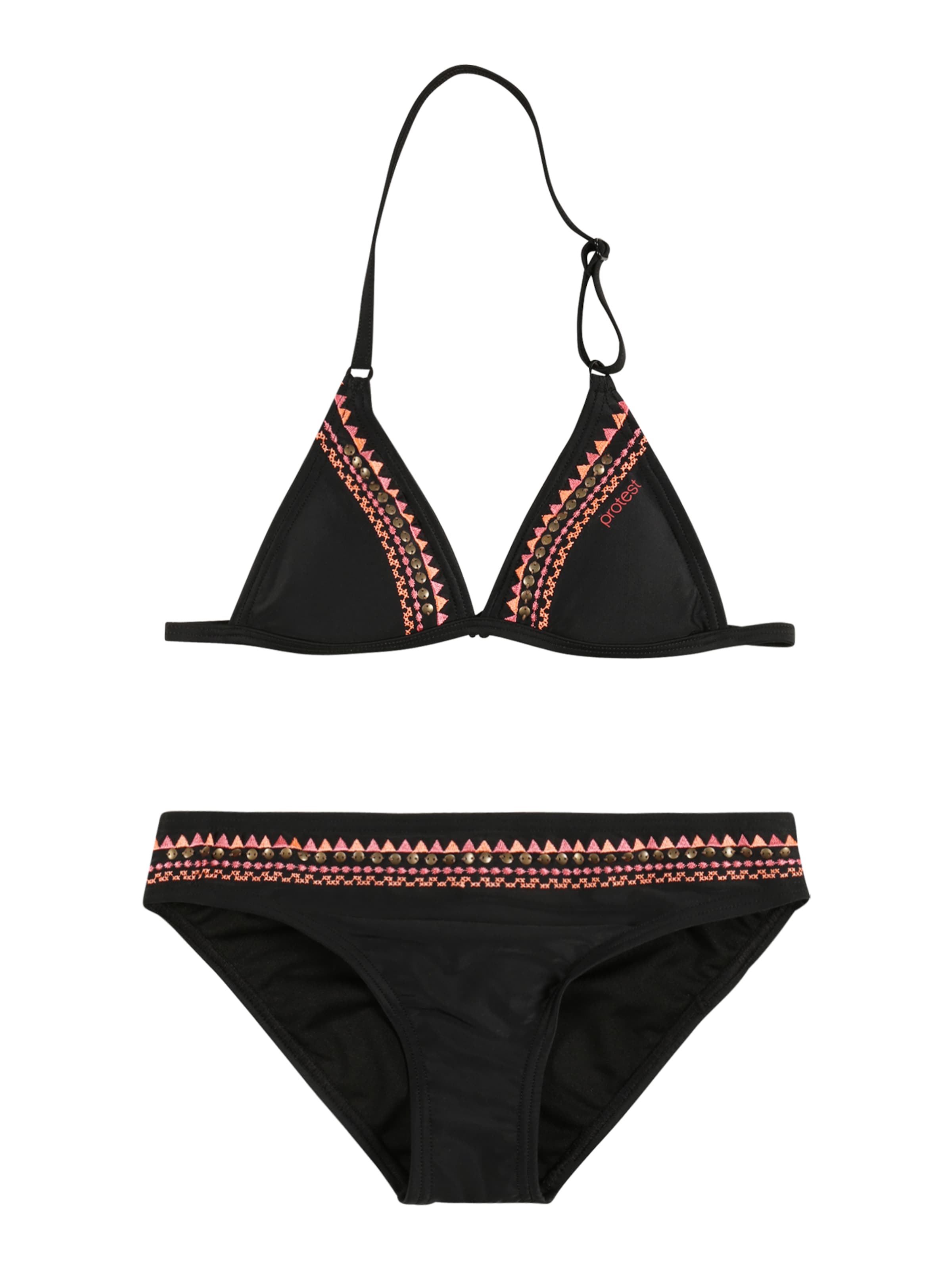 PROTEST Спортна плажна мода 'RIFKA' в черно: отпред