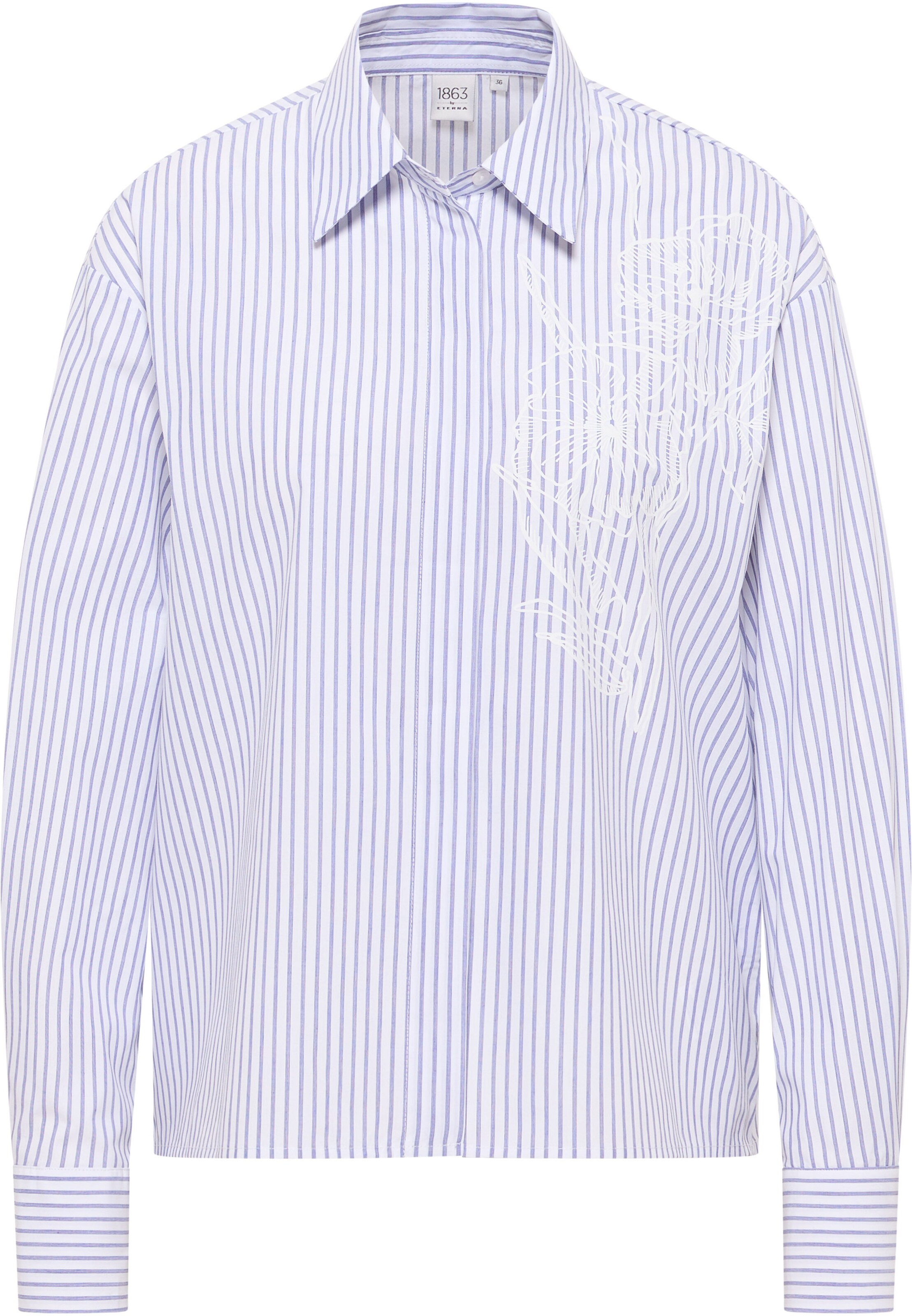 ETERNA Blouse in Blue / White, Item view