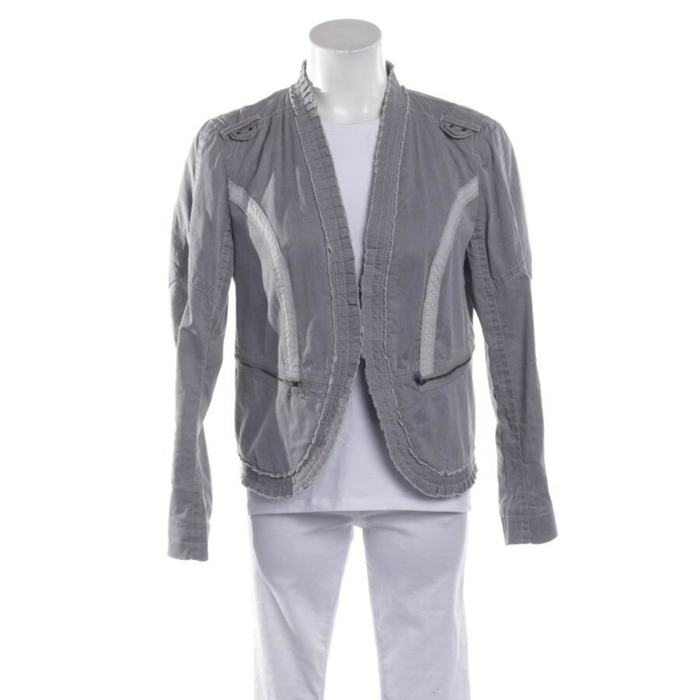 Marc Cain Blazer S in Grau: Vorderseite