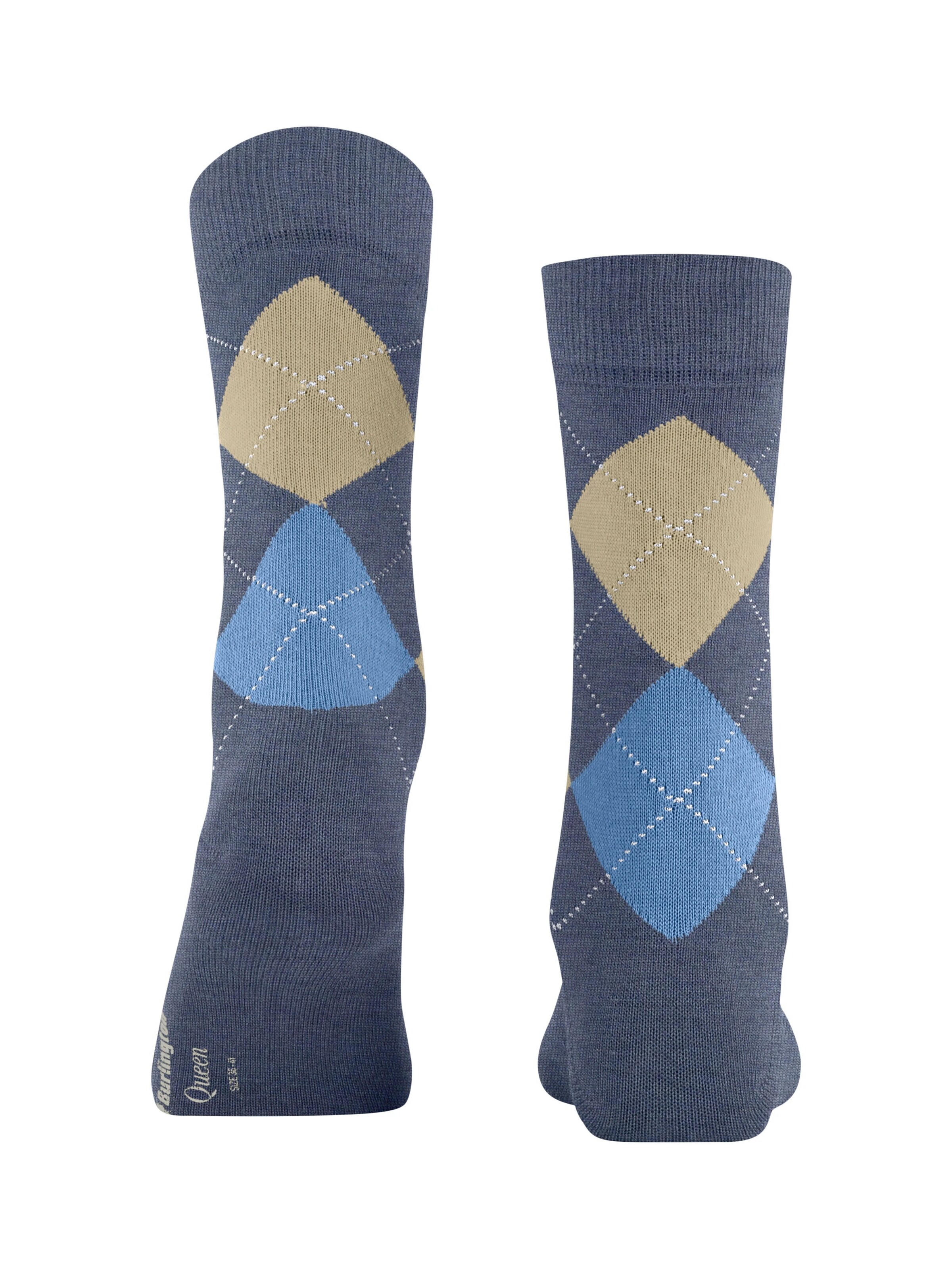BURLINGTON Socks 'Queen' in Blue