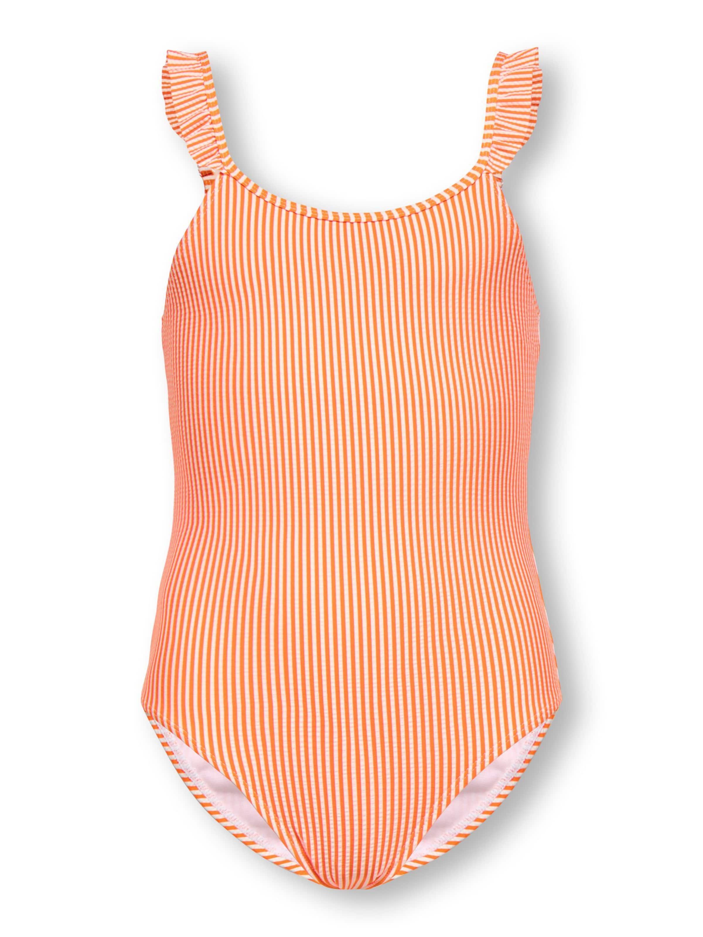 Maillot de bain 'KOGSunny' ONLY GIRLS en orange : devant