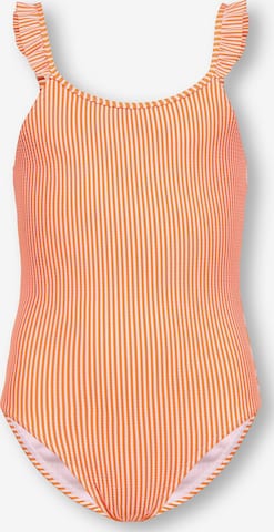 Maillot de bain 'KOGSunny' ONLY GIRLS en orange : devant