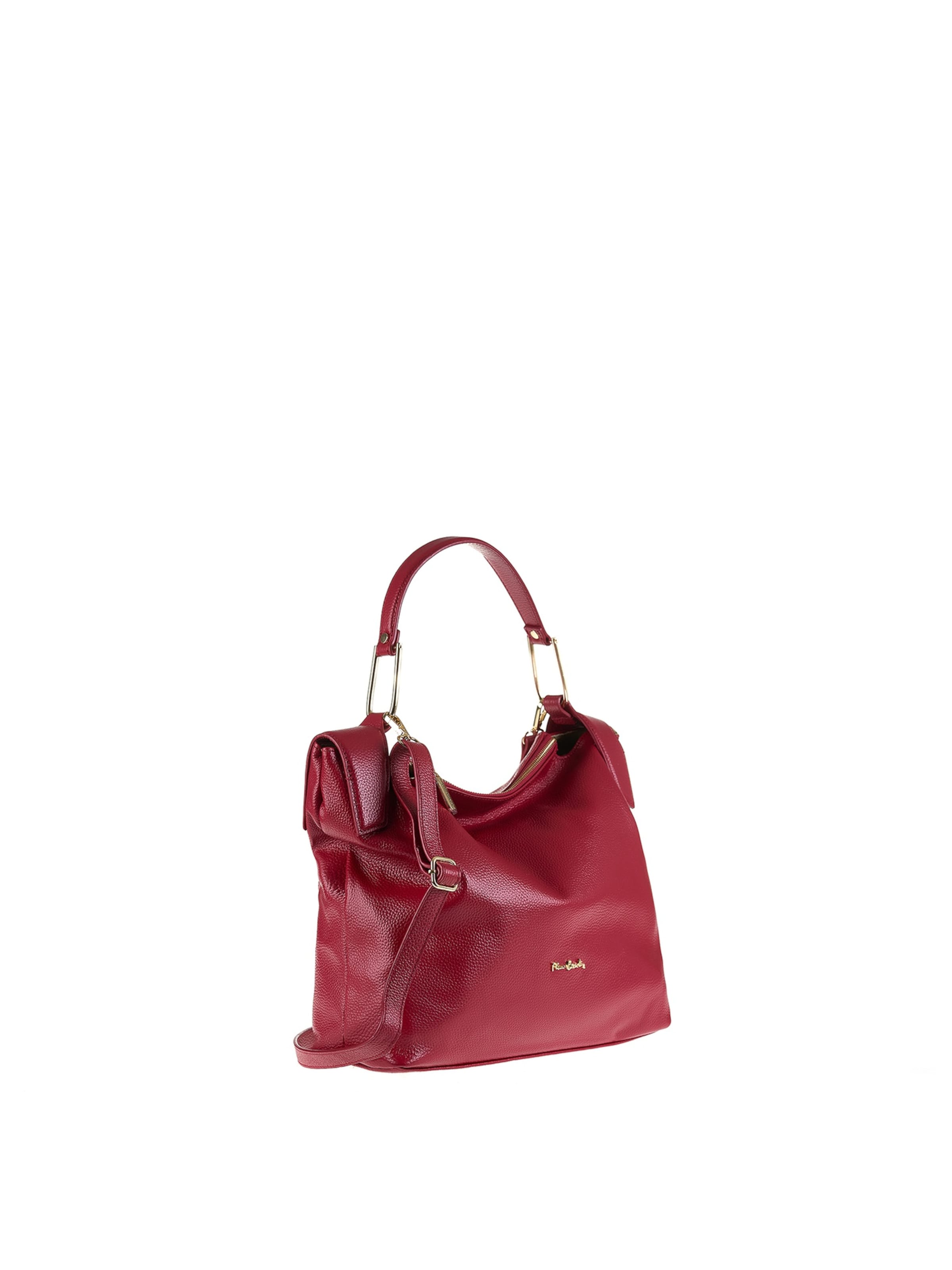 PIERRE CARDIN Schultertasche 'Lyra Elite' in gold / rubinrot, Produktansicht