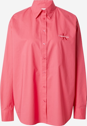 Camicia da donna di Calvin Klein Jeans in rosa: frontale