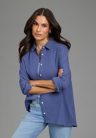 LAURA SCOTT Bluse in Blau