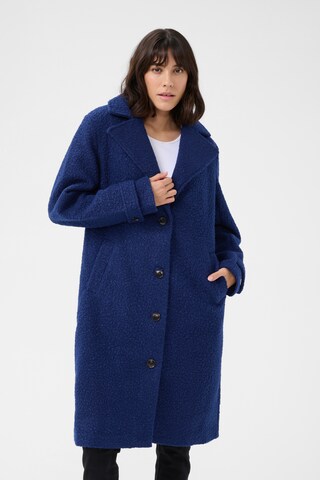 Manteau mi-saison 'Anne' Kaffe en bleu : devant