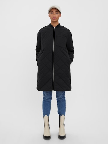 VERO MODA معطف لمختلف الفصول 'Natalie' بلون أسود: الأمام